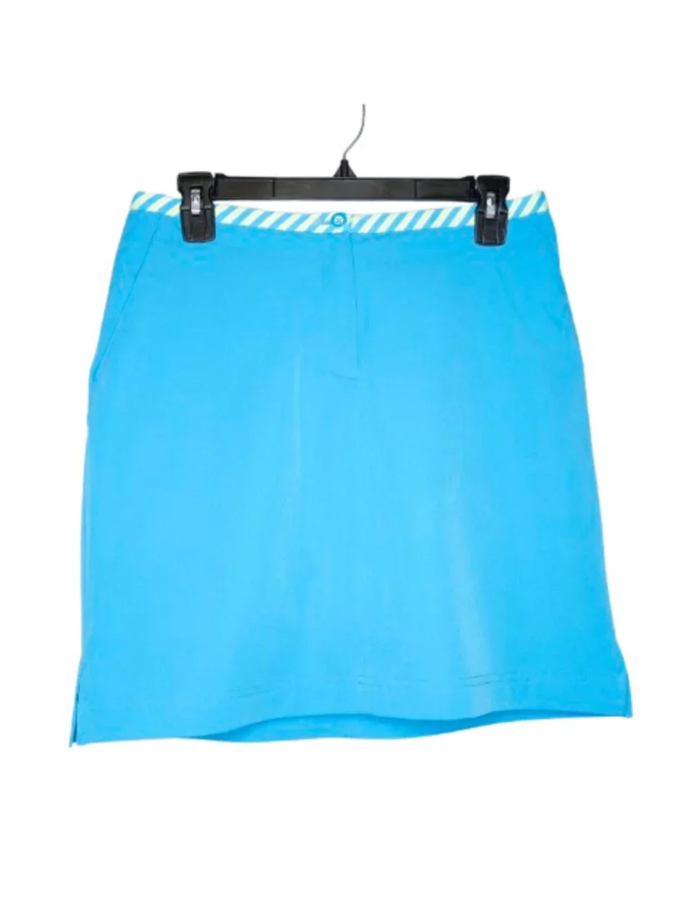 EP Pro Blue Golf Tennis Skort w/ Matching Shorts and Pockets - 4. Front Zipper